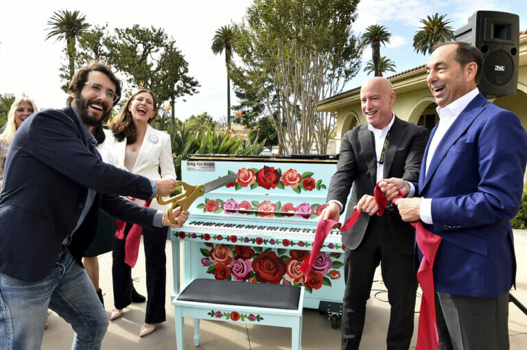 Sing for Hope Piano Ribbon-Cutting